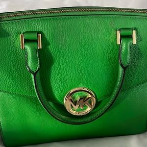 Michael Kors leather satchel